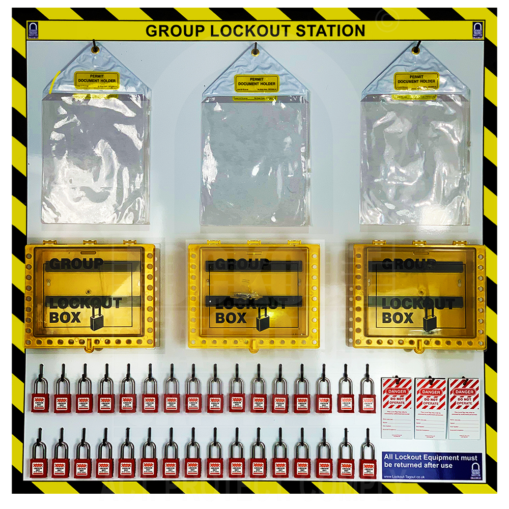 Custom LSE313 Group Lockout Station Custom LSE313 Group Lockout Station